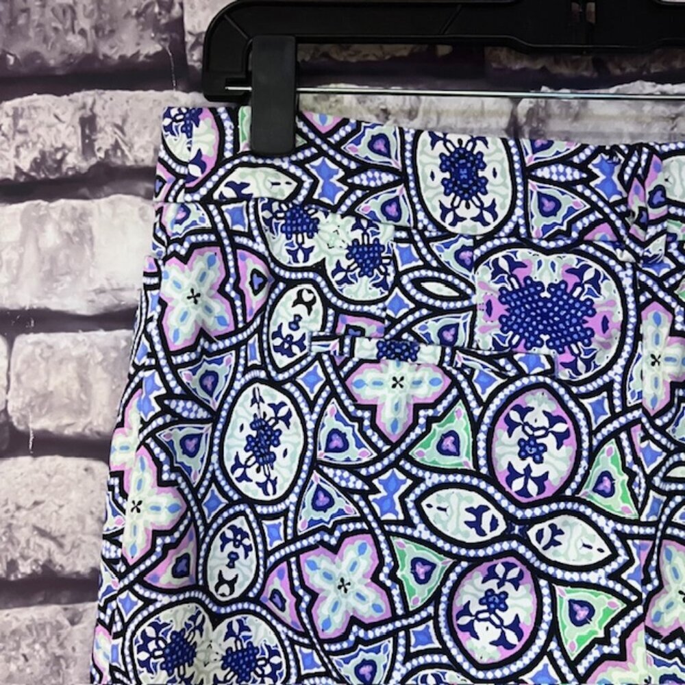 Talbots Blue & Purple Shorts Size 4 - Picture 8 of 9